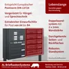 6er Briefkastenanlage Standsystem Durchwurf - Klingel RAL Produktbild-Vorschau 2