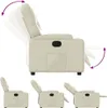 VidaXL 372504, Sztuczna skóra, Kremowy, Pianka, 110 kg, 740 Podgląd zdjęcia produktu 4