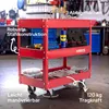 Set di 2 carrelli da officina AREBOS | 3 scomparti | Anteprima dell’immagine prodotto 3
