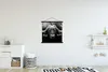 MuchoWow® Textilposter Tiere - Büffel - Schwarz - Weiß - Produktbild-Vorschau 2