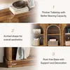 A collage of images highlighting features of a console table. Voir les images du produit