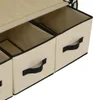 vidaXL Armoire Crème 87 x 49 x 159 cm Tissu Voir les images du produit 8