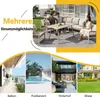 A collage showing a garden lounge set in different outdoor settings. Náhľad obrázku produktu