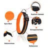 Hundehalsband reflektierend Nylon Mesh atmungsaktives Band Produktbild-Vorschau 2