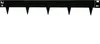 Wovar - Bordure de jardin en acier noir 16 x 106 cm Voir les images du produit 1
