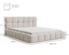 Makavo Polsterbett Teddy 160x200 Beige Bouclé Stoffbett mit Produktbild-Vorschau 6