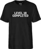 Huuraa Herren T-Shirt Level 18 Completed XXL Black Bio Produktbild-Vorschau 2