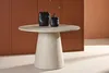 Lanzo table à manger Ø120cm beige. Voir les images du produit 2