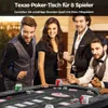 COSTWAY Pokertisch klappbar für 8 Spieler, Spieltisch mit Produktbild-Vorschau 4