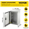 VEVOR Schaltschrank NEMA-Industriegehäuse, 30 x 20 x 15 cm Produktbild-Vorschau 7