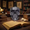 Totenkopf-Blumentopf, handbemalt, Kunstharz, Produktbild-Vorschau 5