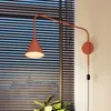 Lampada a parete NOX rosso ocra 1xE14 10W acciaio Anteprima dell’immagine prodotto 13
