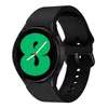 A black smartwatch with a green watch face displaying the number 8. Produktbild-Vorschau