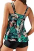 Tankini Zweiteiliger Damen-Badeanzug mit hoher Taille und Produktbild-Vorschau 3