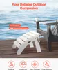 VEVOR Adirondack-Fußhocker, 45,7 x 49,7 x 35,1 cm (L x B x Produktbild-Vorschau 2