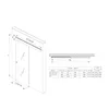doporro Glasschiebetür komplettset Softclose 77,5 x 205cm Produktbild-Vorschau 7