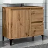 vidaXL Waschbeckenunterschrank Artisan-Eiche 65x33x60 cm Produktbild-Vorschau 8