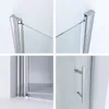 AQUABATOS Nischentür Dusche 100 x 195 cm faltbar Duschtür Produktbild-Vorschau 4