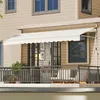 COSTWAY Marquise à pince, 400cm Marquise de balcon sans Voir les images du produit 2