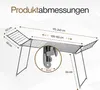 Meisterhome® Wäscheständer Ausziehbar Schwarz – 25 m Produktbild-Vorschau 5