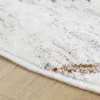 Volero - Hochflor Teppich Rund - Blend Aztec Creme Bunt - Ø Produktbild-Vorschau 3