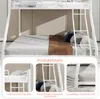 Sweiko Twin Over Full Metal Bunk Bed, Heavy Duty Metal Bunk Podgląd zdjęcia produktu 10