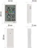 Digitální teploměr s vlhkoměrem, bezdrátové čidlo, budík, datum E0558W Náhľad obrázku produktu