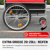 FCH Fahrradanhänger Fahrrad Lastenanhänger 93 x 75 x 58cm Produktbild-Vorschau 3
