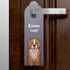 Bleib draußen! Komm rein! Hunde Türhänger Produktbild-Vorschau 6