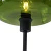 Stylowa lampa podłogowa w stylu retro, czarna z zielonym Podgląd zdjęcia produktu 4