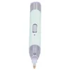 A close-up, studio shot of a light green and silver pen-like tool against a white background. Voir les images du produit