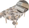Tischdecke Wachstuch Premium Ornamente Beige Robust Produktbild-Vorschau 1