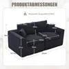 Modulares Sofa, Ecksofa, 2-Sitzer Sofa, Modernes Produktbild-Vorschau 7