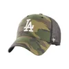 47 Brand Trucker Cap - BRANSON Los Angeles Dodgers wood Anteprima dell’immagine prodotto 1