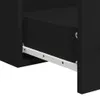 vidaXL Armoire de salle de bain avec miroir Noir Bois Voir les images du produit 8