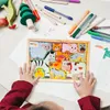 MalPlay dřevěné puzzle farma zoo zvířata skládačka Náhled obrázku produktu 7