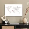 MuchoWow® Poster Weltkarte - Marmor - Kupfer 90x60 cm - Produktbild-Vorschau 3