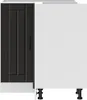 vidaXL Küchen-Eckunterschrank Lucca Schwarz Holzwerkstoff Produktbild-Vorschau 5