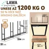 Stojan na palivové drevo vonkajší kovový pozinkovaný Náhľad obrázku produktu 2