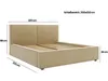 Besilio Möbel Polsterbett Doppelbett 200x200 Santos - Produktbild-Vorschau 5