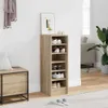 vidaXL Scarpiera in rovere Sonoma 31,5x35x90 cm Materiale a Anteprima dell’immagine prodotto 9