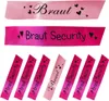 Oblique Unique Schärpe Braut + Braut Security Set JGA Hen Produktbild-Vorschau 1