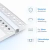 MasterLED Gipskarton Profil Aluminium 2m – LED Leiste Produktbild-Vorschau 2