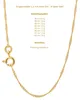 Goldkette Singapurkette Halskette Breite 1,0 mm 50 cm 333-8 Produktbild-Vorschau 8