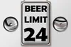 Blechschild Spruch 20x30cm BEER Limit 24 Bier Produktbild-Vorschau 2