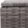 vidaXL Garten-Auflagenbox Grau 150x50x60 cm Poly Rattan Produktbild-Vorschau 6