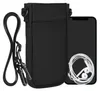 kwmobile Handytasche für Smartphones XXL - 7" - Canvas Produktbild-Vorschau 1