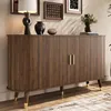 okwish Sideboard Kommode zwei Schiebetüren und Produktbild-Vorschau 3