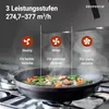 Respekta Schräghaube Leila mit Glasschirm, Schwarz, 60 cm Produktbild-Vorschau 4