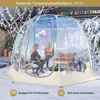 COSTWAY Pop Up Bubble Tent 265x265cm, namiot PVC dla 5-6 Podgląd zdjęcia produktu 5